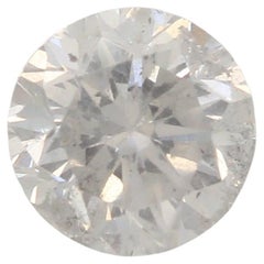 Diamant de forme ronde de 0,91 carat, pureté I2 