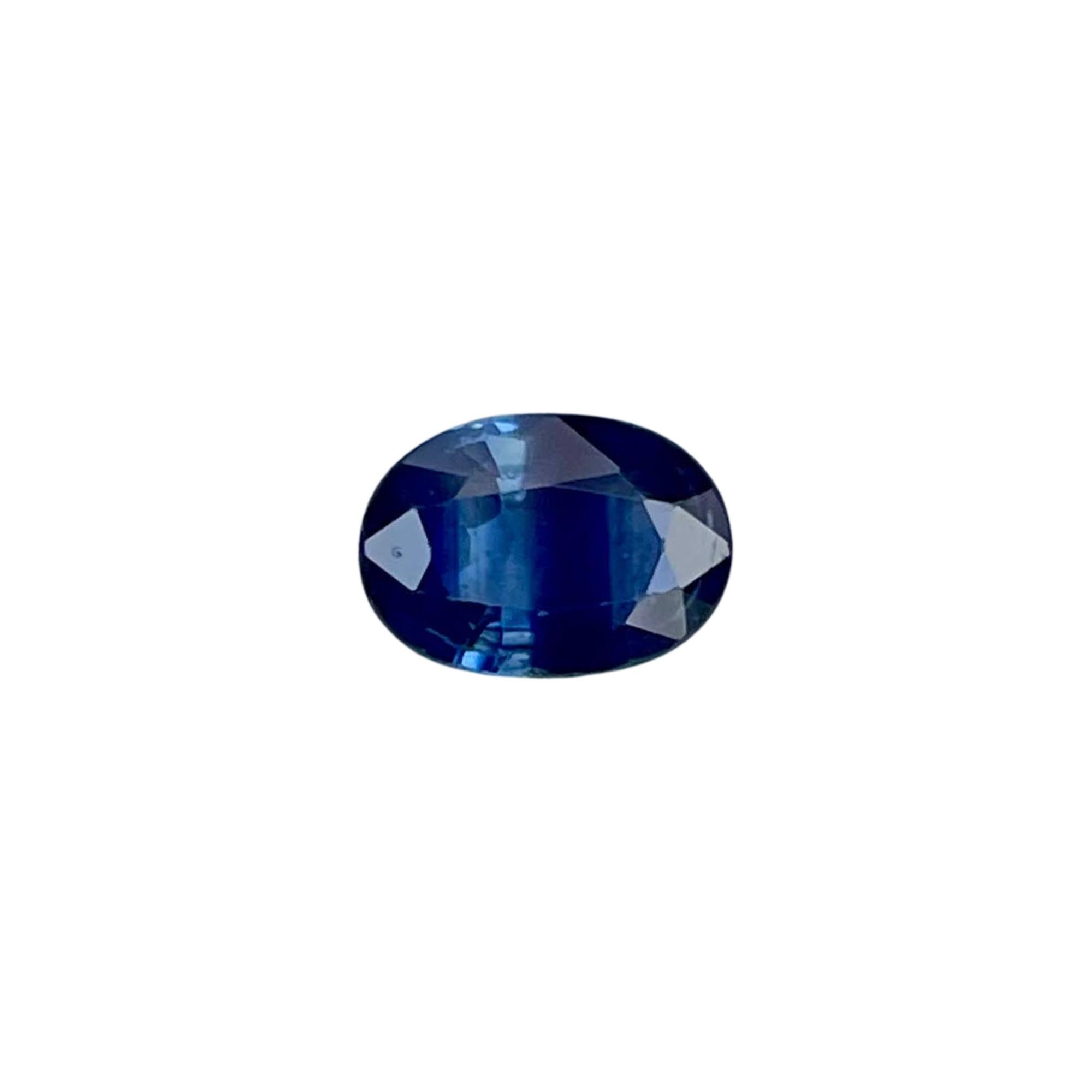 0,91 Karat Bi Farbe Saphir Stein Oval Schliff Natürlicher Sri Lankanischer Edelstein im Angebot 3