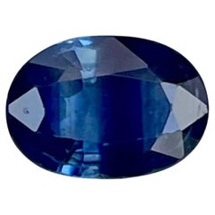Pierre précieuse naturelle du Sri Lanka, saphir bicolore taille ovale 0,91 carat