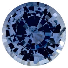 0.91 Ct Blue Sapphire Round Loose Gemstone