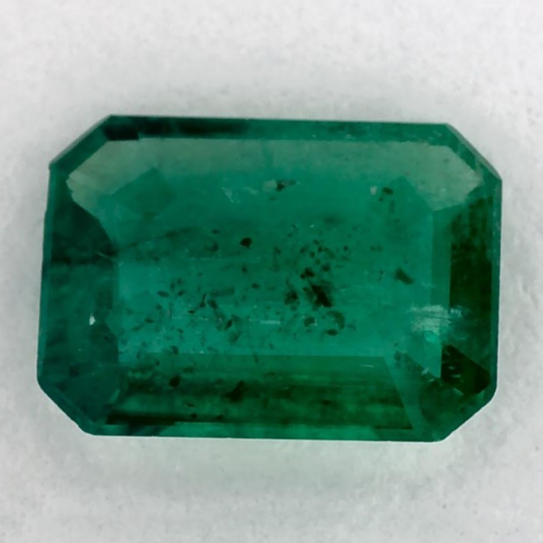 0.91 Ct Smaragd Oktagon-Schliff Loser Edelstein im Zustand „Neu“ im Angebot in Fort Lee, NJ