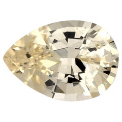0.91 Ct Yellow Sapphire Pear Loose Gemstone