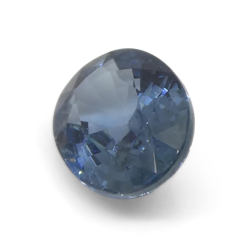 0.91ct Oval Blue Sapphire from Thailand For Sale 5