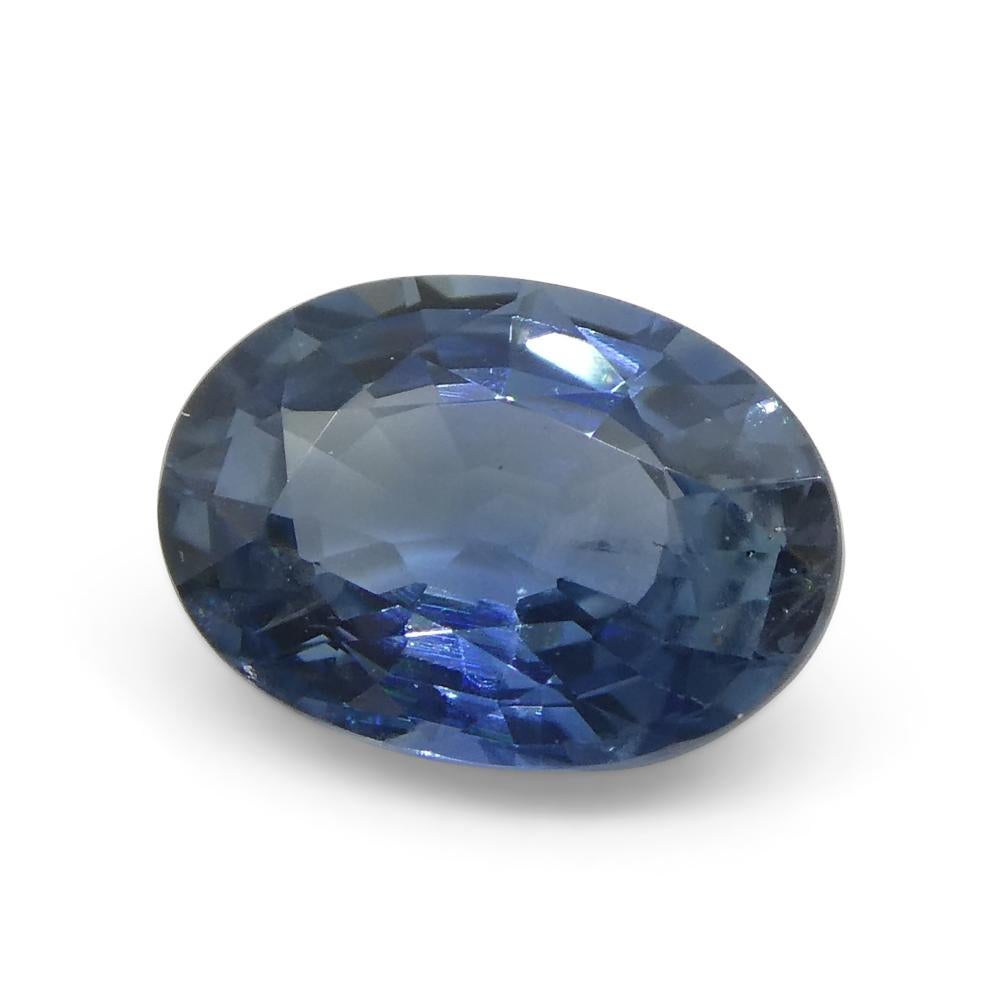 0.91ct Oval Blue Sapphire from Thailand For Sale 6