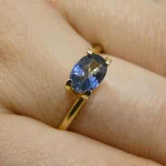 0.91ct Oval Blue Sapphire from Thailand