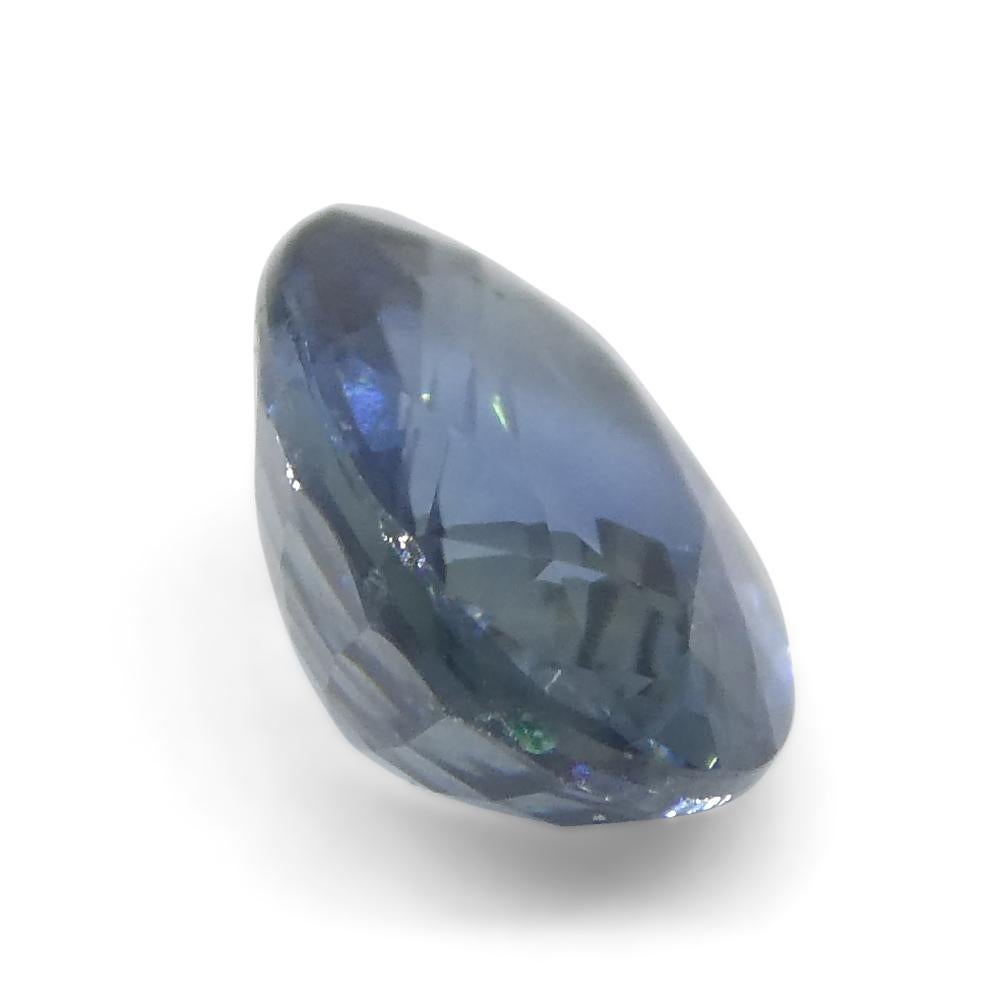 0.91ct Oval Blue Sapphire from Thailand For Sale 1