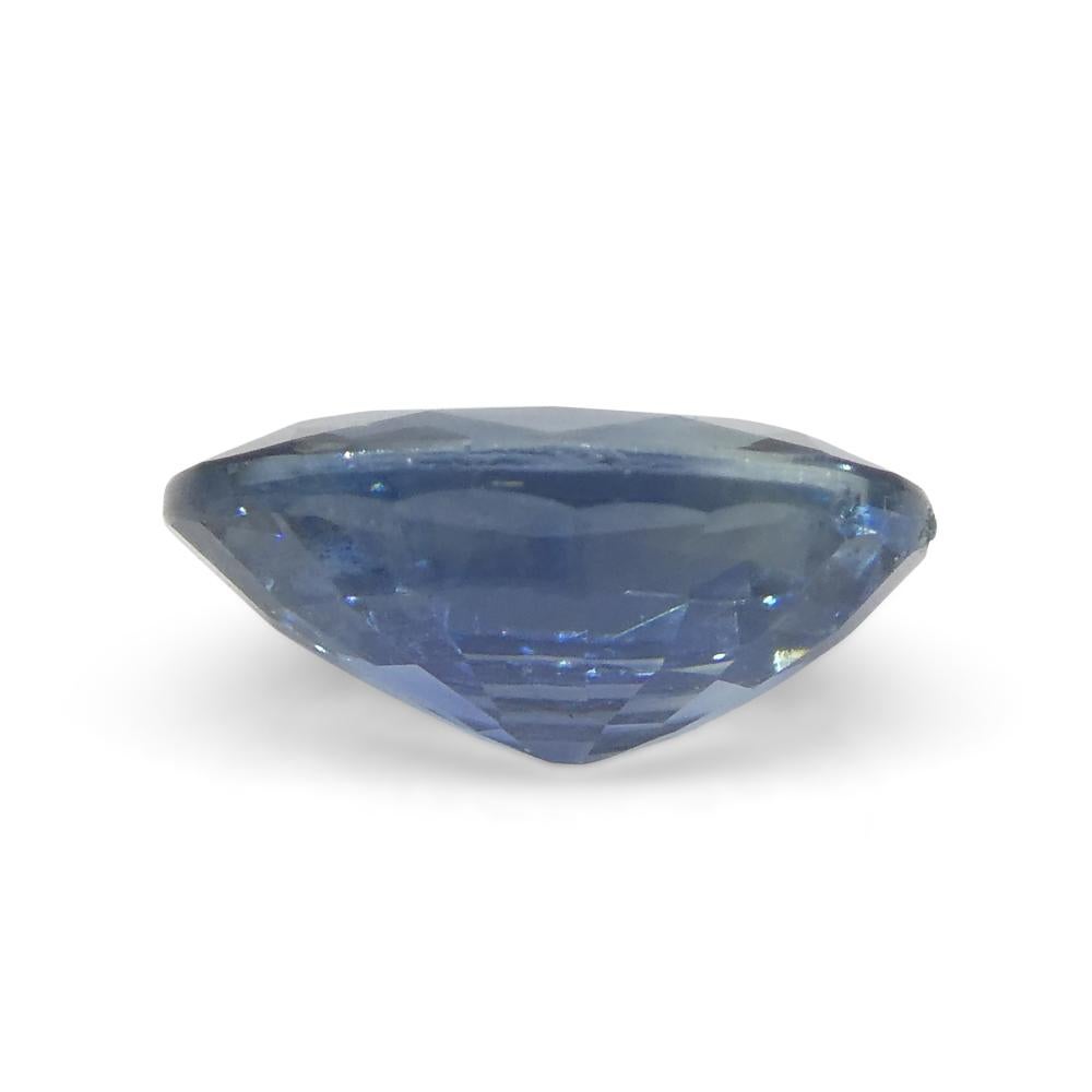0.91ct Oval Blue Sapphire from Thailand For Sale 2
