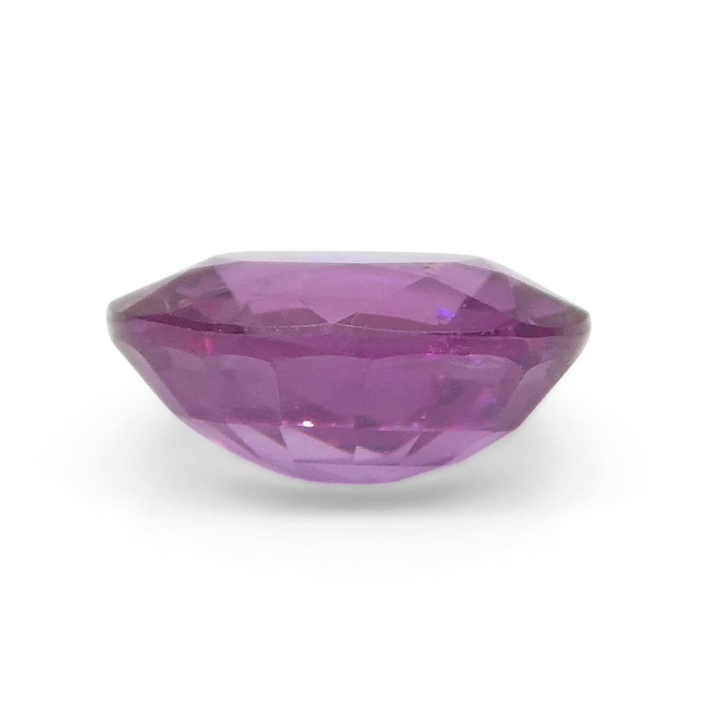 0.91ct Oval Pink Sapphire from East Africa, Unheated For Sale 3