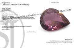 0.91ct Pear Pink Tourmaline
