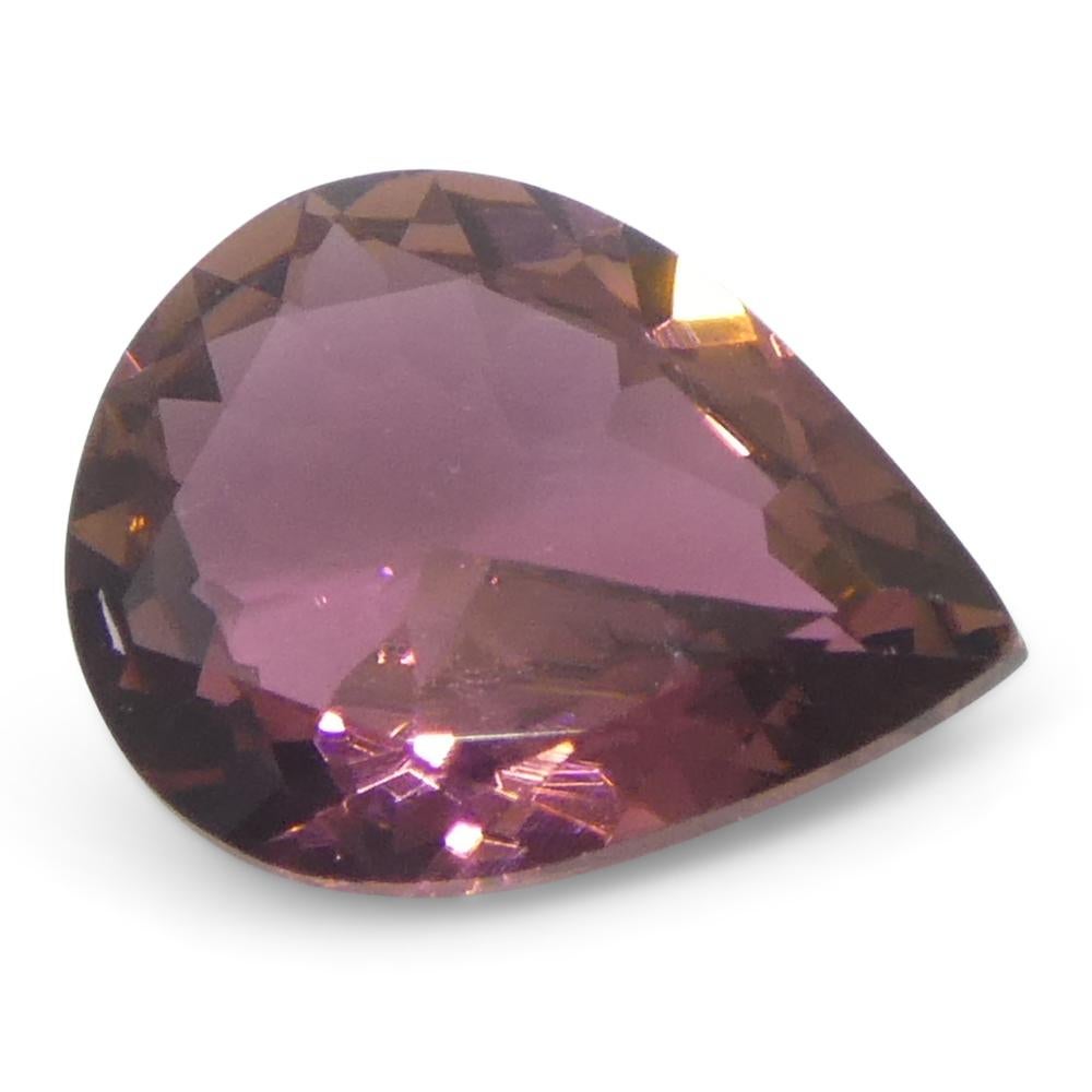 da uomo o donna 0,91ct Tormalina rosa pera in vendita