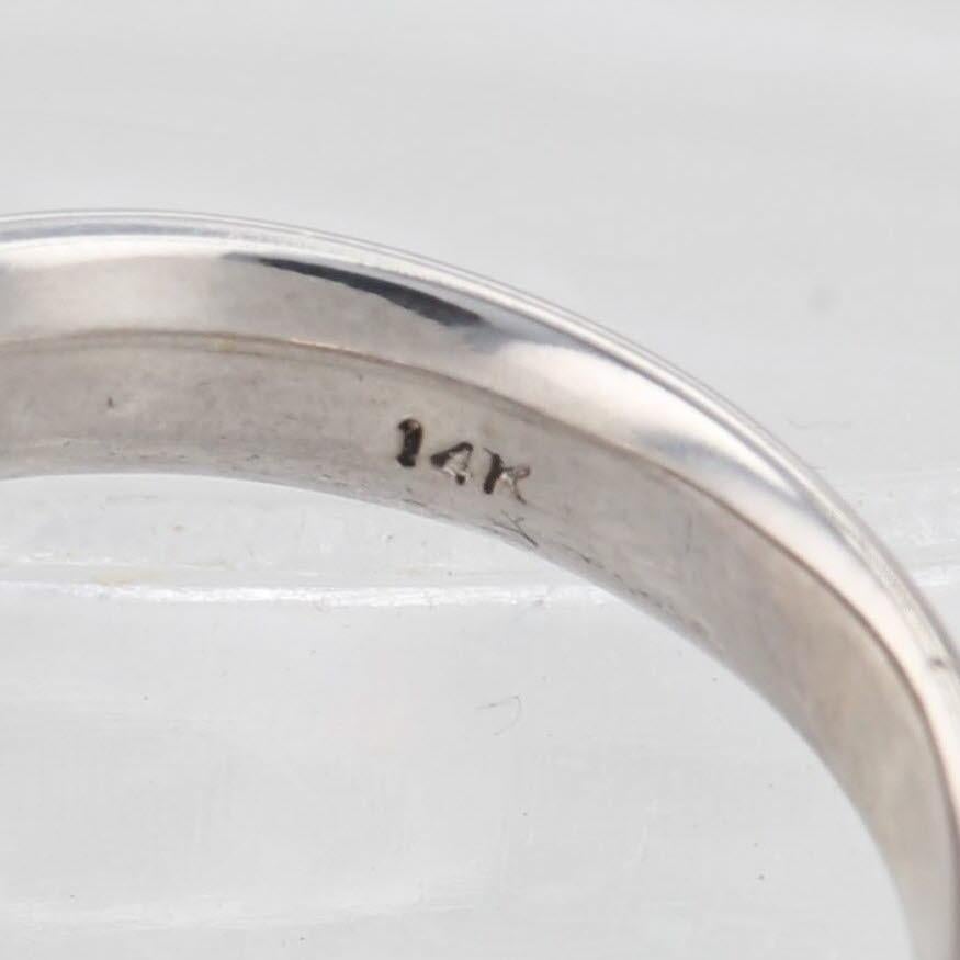 0.91ct Princess Diamond Solitaire Engagement Ring 14k White Gold Size 4.5 en vente 2