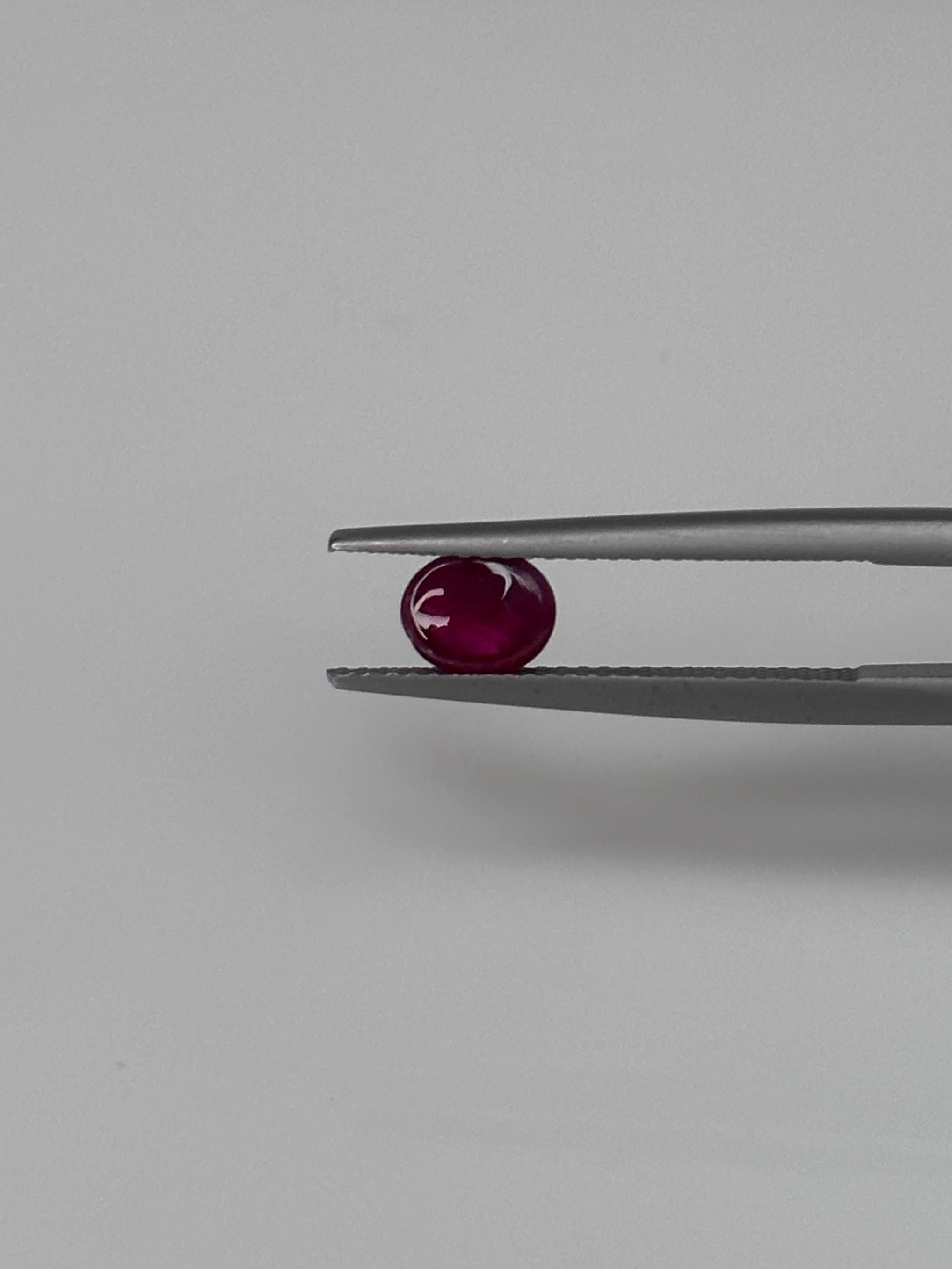 Women's or Men's 0.92 Carat Flux Treated Ruby For Sale
