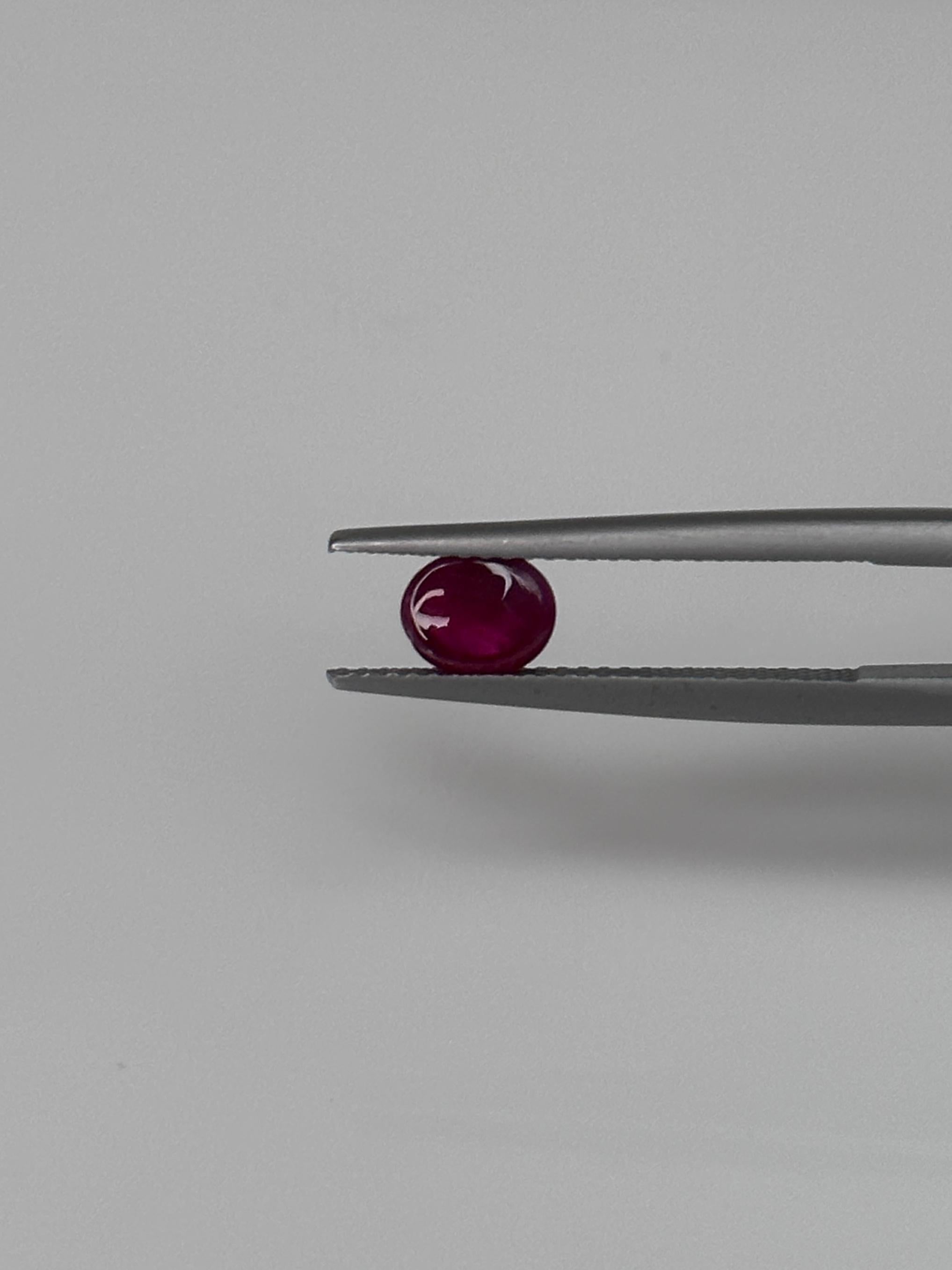Rubis traité par flux de 0,92 carat Unisexe en vente