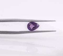 0.92 Carat Purple Amethyst Loose Gemstone Pear Shape 7x5mm
