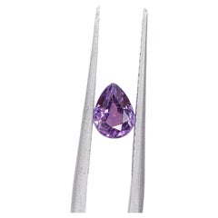 0.92 Carat Purple Amethyst Loose Gemstone Pear Shape 7x5mm