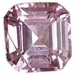 0.92 Carats Pink Spinel Stone Asscher Cut Natural Gemstone From Tajikistan