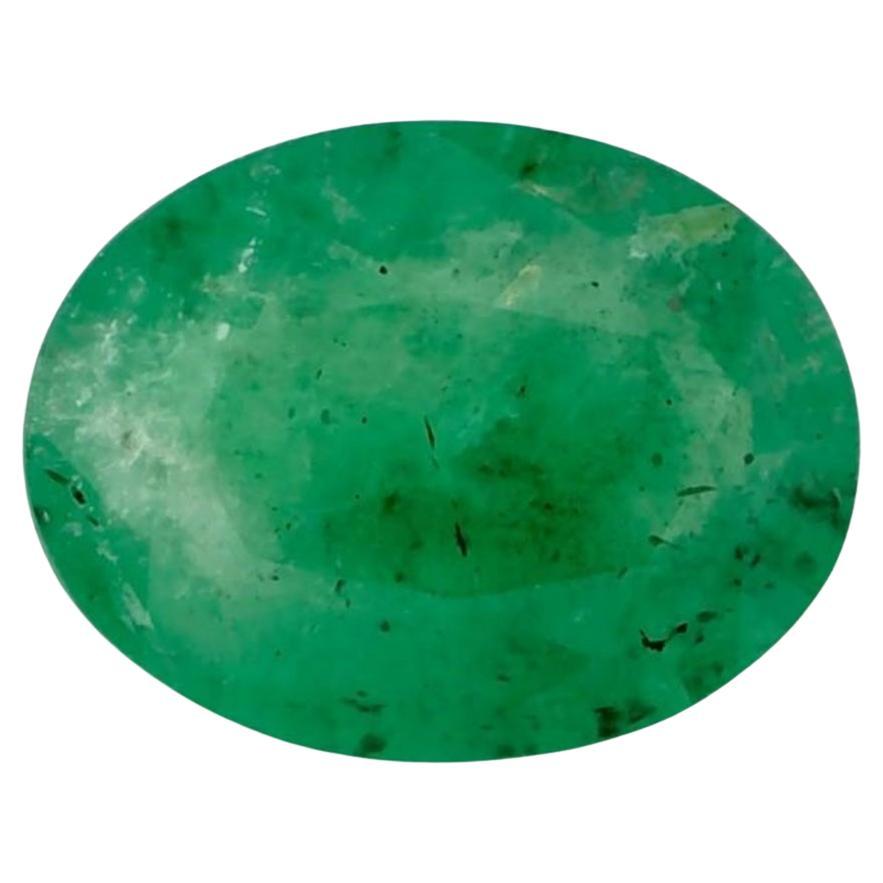 0.92 Ct Emerald Oval Loose Gemstone