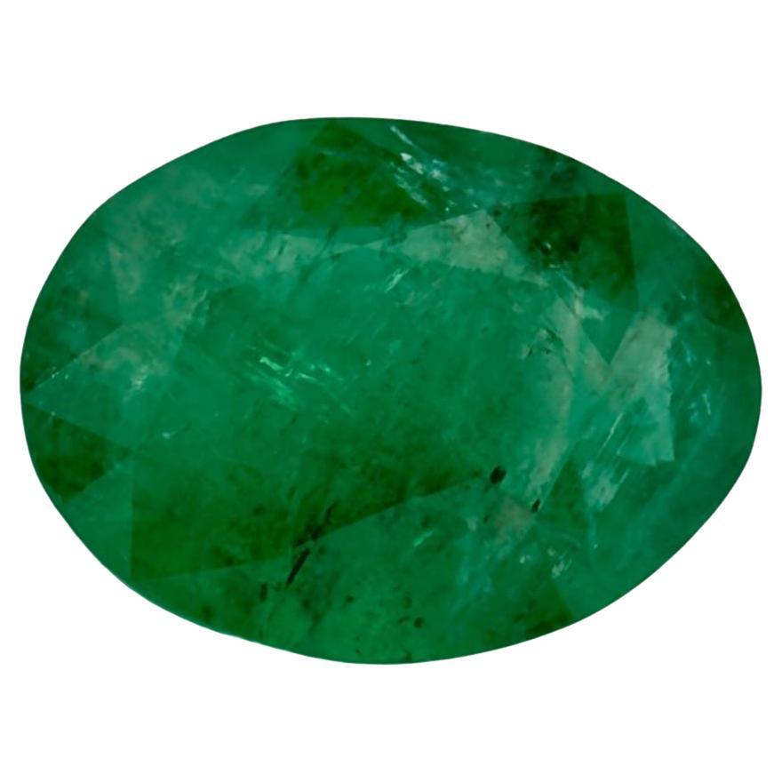 0.92 Ct Emerald Oval Loose Gemstone