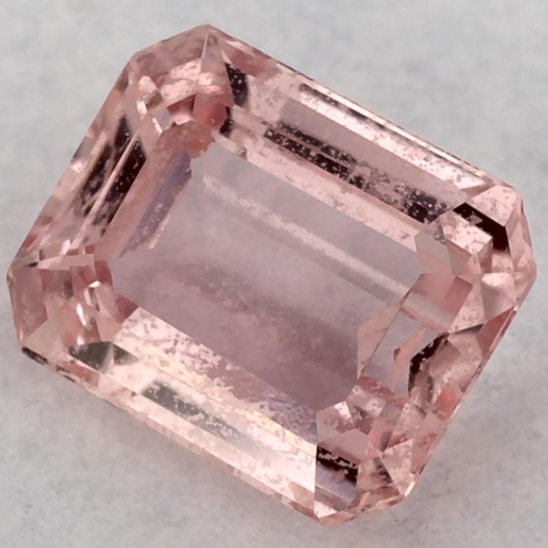 Taille octogone 0.92 Ct Pink Sapphire Octagon Cut Loose Gemstone en vente