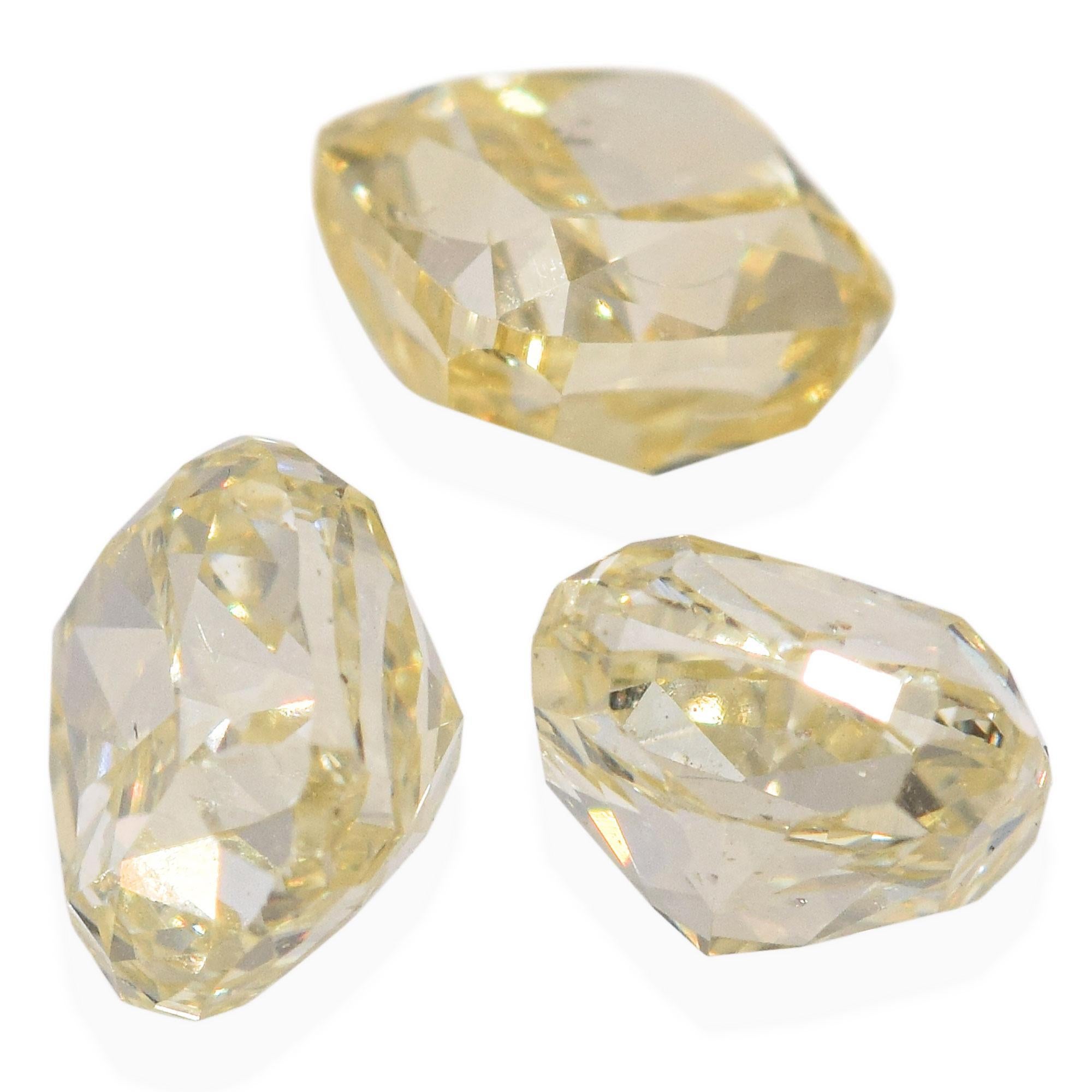Weight: 0.2 Grams
Stone: 0.92 TCW Yellow Diamond (0.30+ ct.)
Measurements:
3.8 x 3.35 x 2.55 mm
3.6 x 3.3 x 2.85 mm
3.7 x 3.25 x 2.6 mm

ITEM #: BR-1471-120424-03