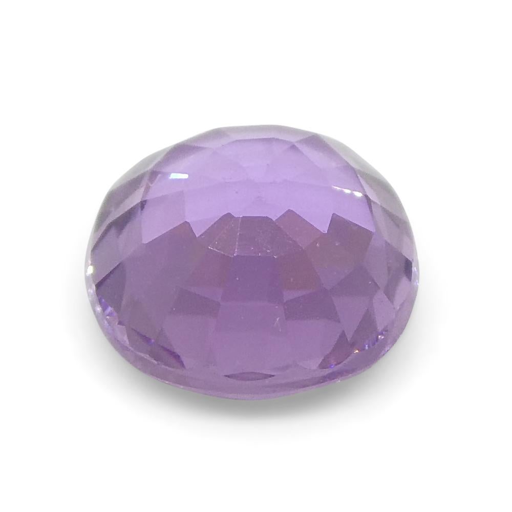 0.92ct Cushion Pink Sapphire from East Africa, Unheated For Sale 5