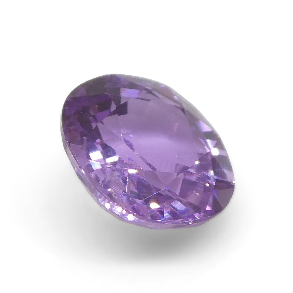 0.92ct Cushion Pink Sapphire from East Africa, Unheated For Sale 8