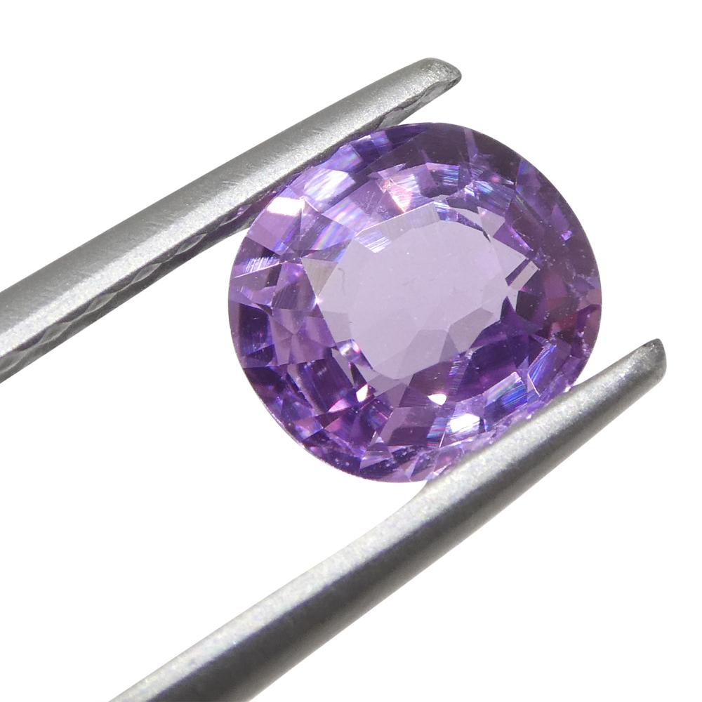 Brilliant Cut 0.92ct Cushion Pink Sapphire from East Africa, Unheated For Sale