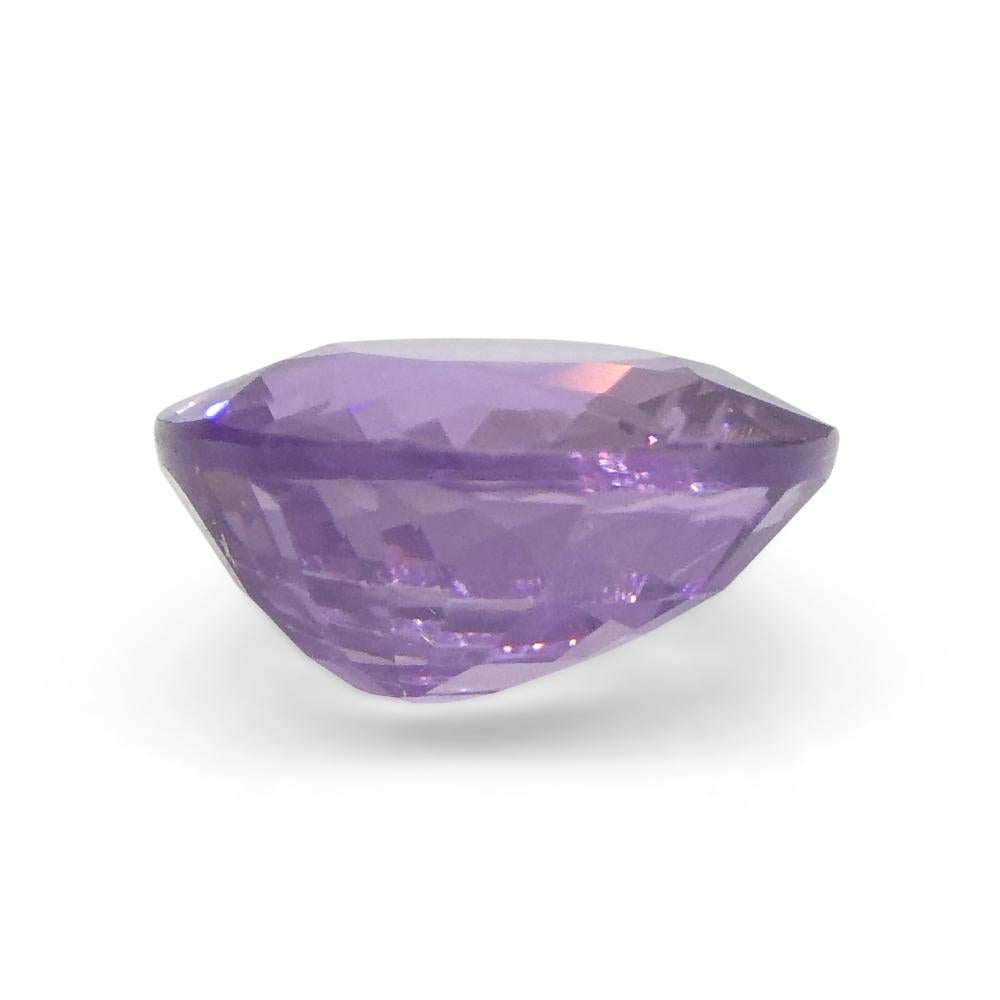 Saphir rose taille coussin 0.92 carat provenant d'Afrique de l'Est, non chauffé Neuf - En vente à Toronto, Ontario