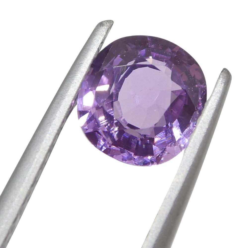 0.92ct Cushion Pink Sapphire from East Africa, Unheated For Sale 4