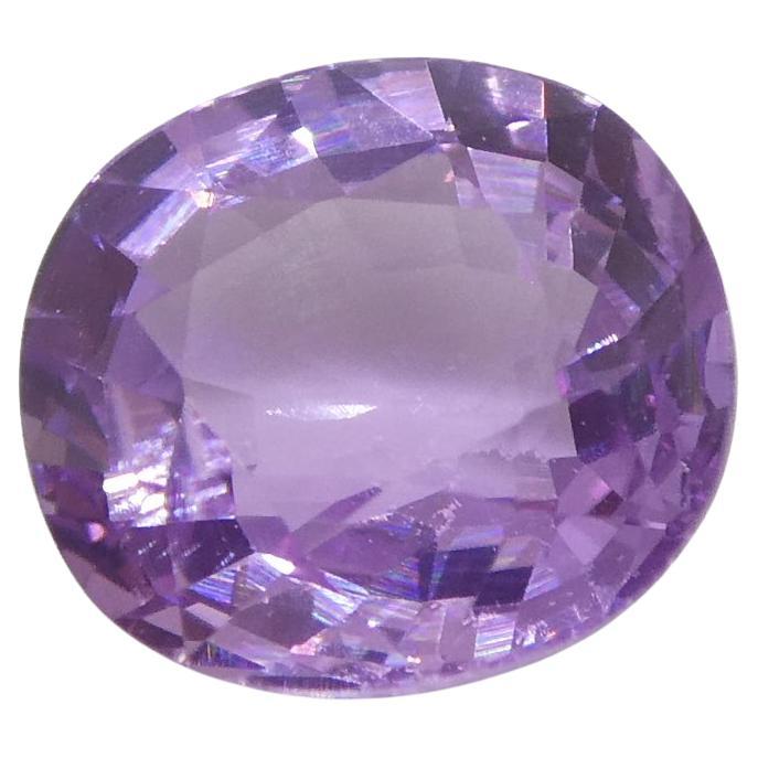 0.92ct Cushion Pink Sapphire from East Africa, Unheated For Sale
