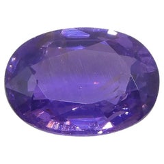 0.92ct Oval Purple Sapphire from Madagascar Unheated