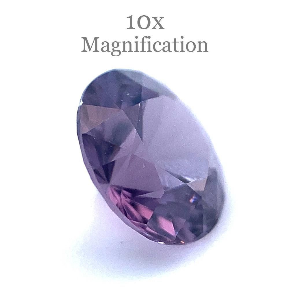 0,92 Karat runder violetter Spinell im Angebot 9