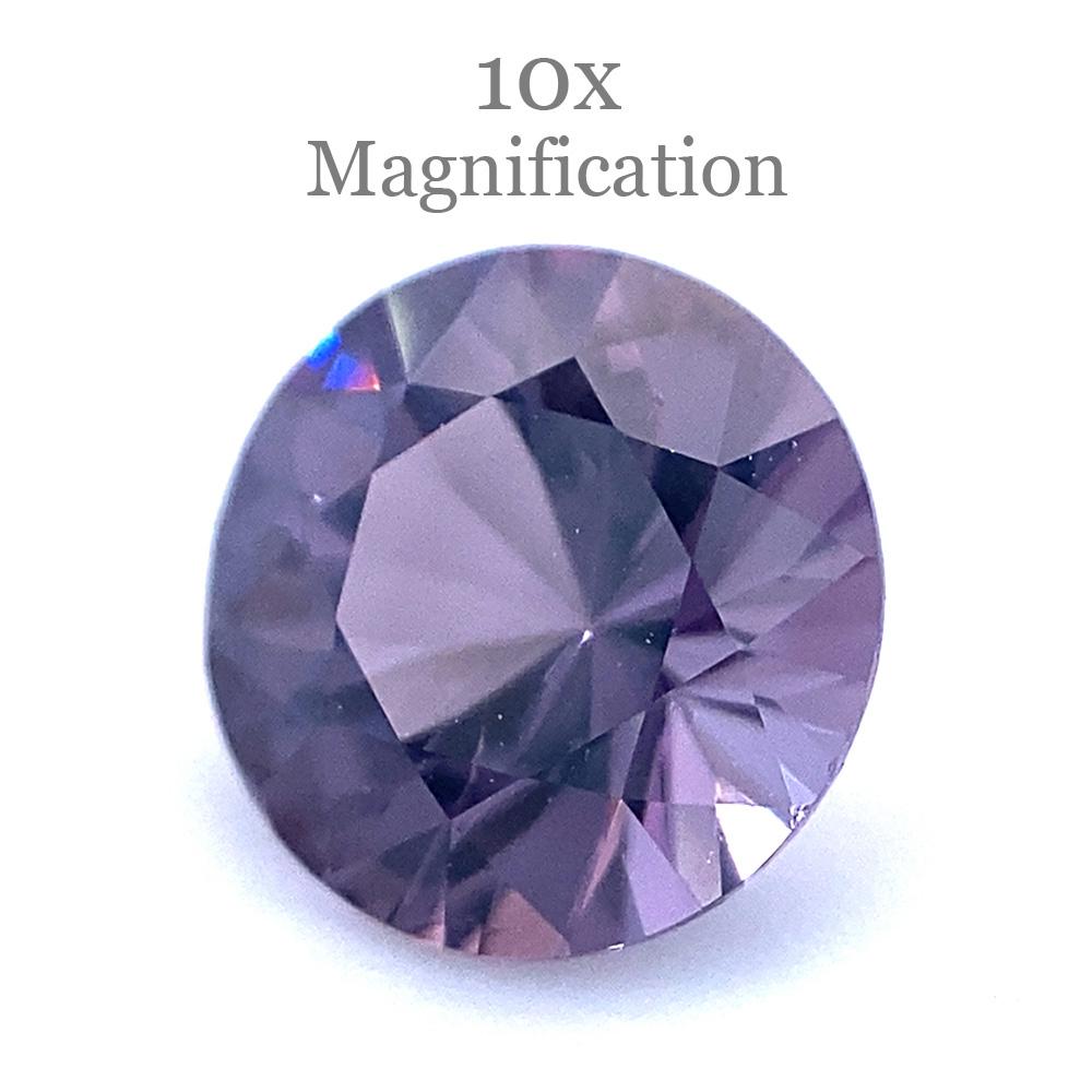 0,92 Karat runder violetter Spinell im Angebot 15