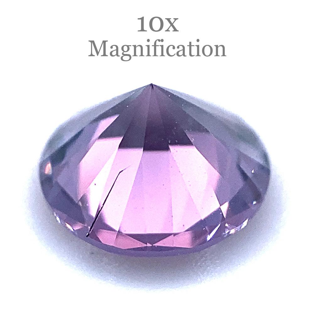 0.92ct Round Violet Spinel In New Condition For Sale In Toronto, Ontario
