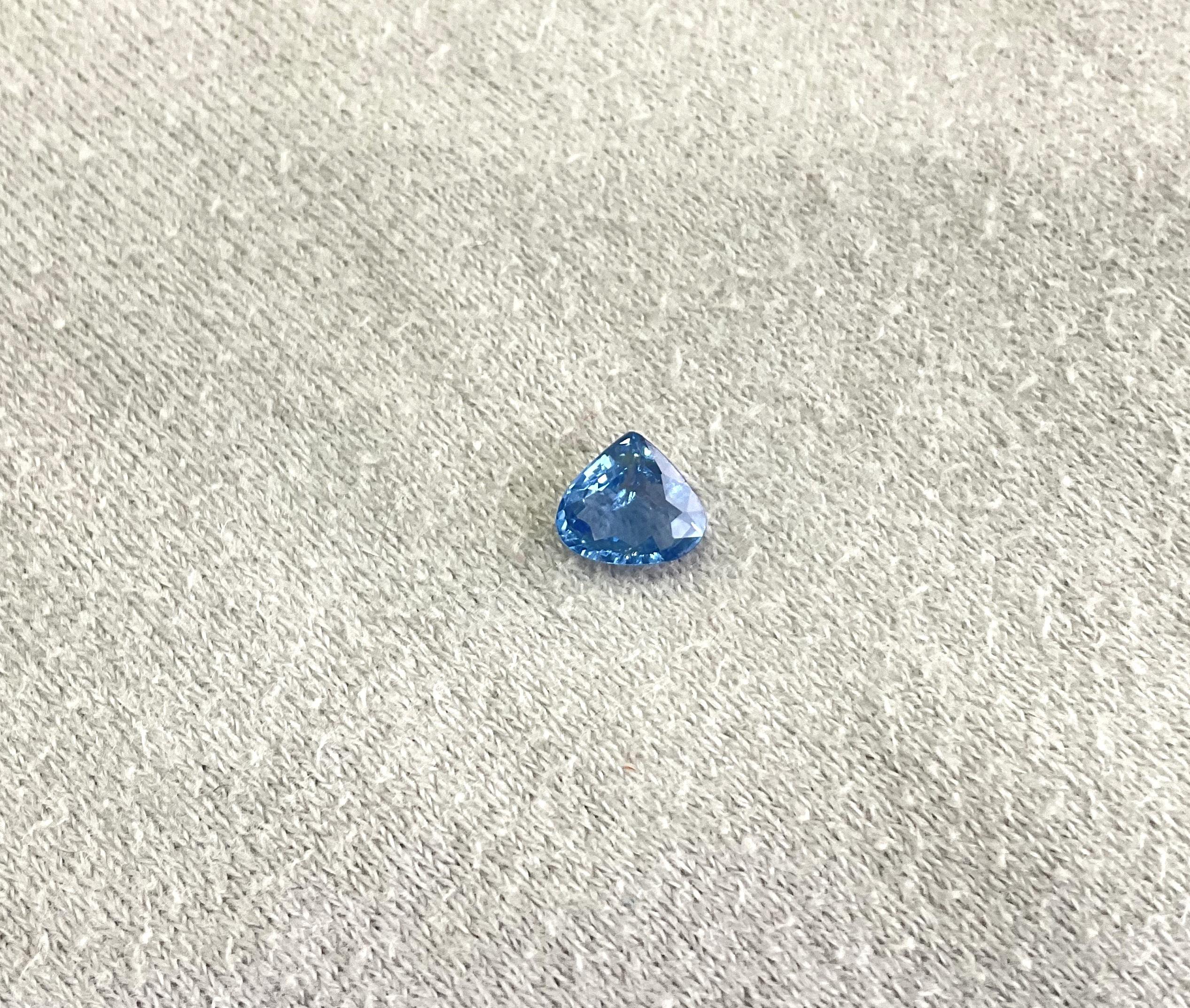 Tanzania Blue Spinel Heart Faceted Natural Cut Stone for Jewelry
Weight - 0.93 Ct
Size - 6x3 mm
Shape - Heart
Quantity - 1 Piece