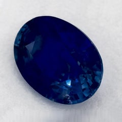 0.93 Ct Blue Sapphire Oval Loose Gemstone