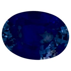 0.93 Ct Blue Sapphire Oval Loose Gemstone