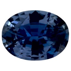 0.93 carati di zaffiro blu ovale sfuso