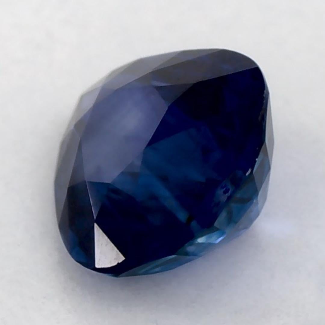 0.93 Karat Blauer Saphir Birne Loser Edelstein (Tropfenschliff) im Angebot