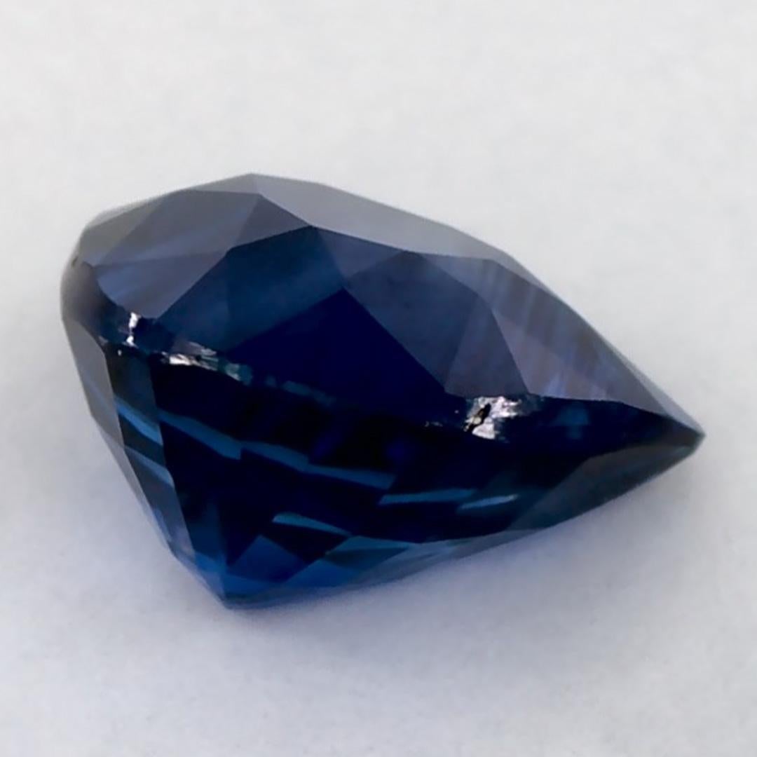0.93 Karat Blauer Saphir Birne Loser Edelstein im Zustand „Neu“ im Angebot in Fort Lee, NJ