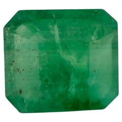 0.93 Ct Emerald Octagon Cut Loose Gemstone