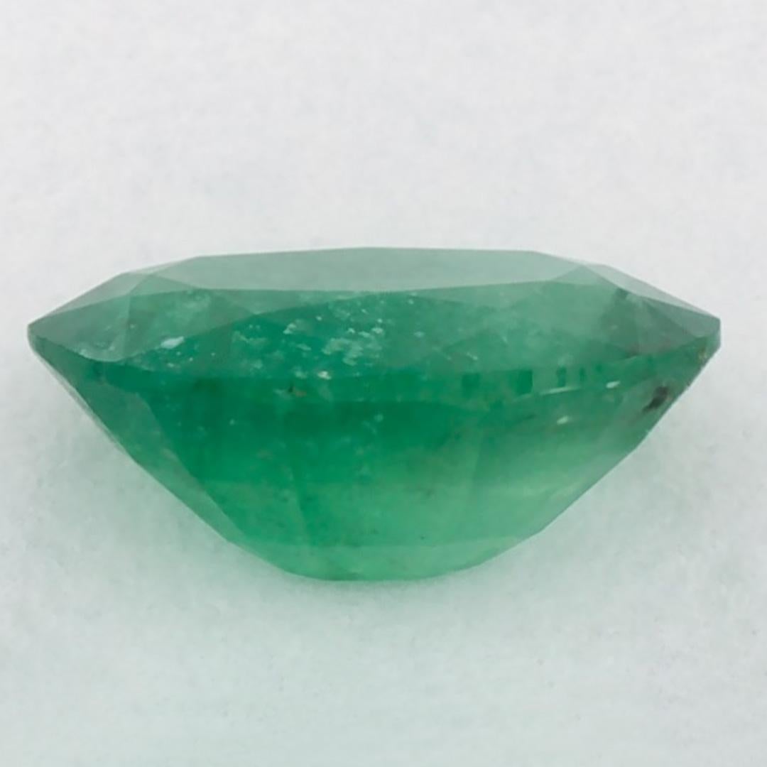 0.93 Karat Smaragd Oval Loser Edelstein im Zustand „Neu“ im Angebot in Fort Lee, NJ