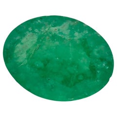 0.93 Ct Emerald Oval Loose Gemstone (pierre précieuse en vrac)