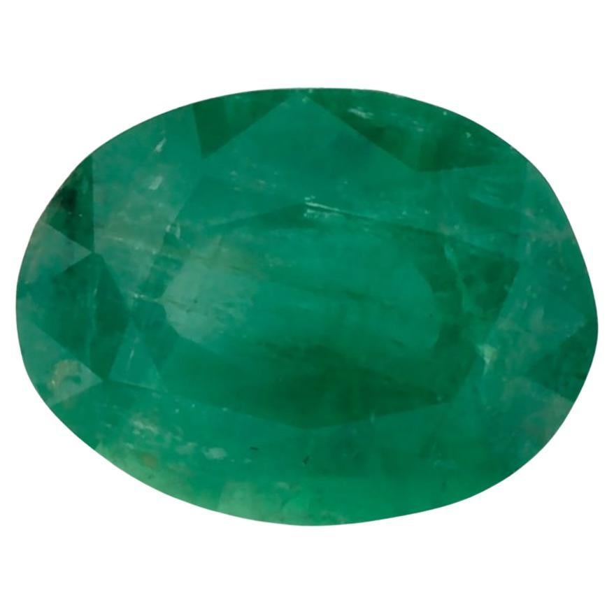 0.93 Ct Emerald Oval Loose Gemstone (pierre précieuse en vrac)
