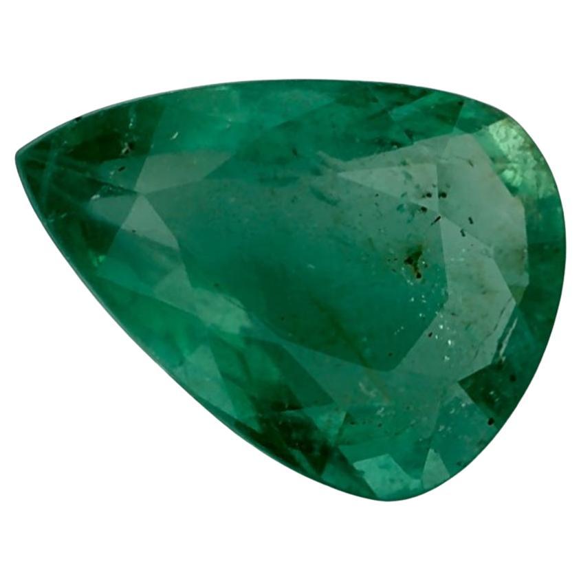 0.93 Ct Emerald Pear Loose Gemstone (pierre précieuse en vrac)