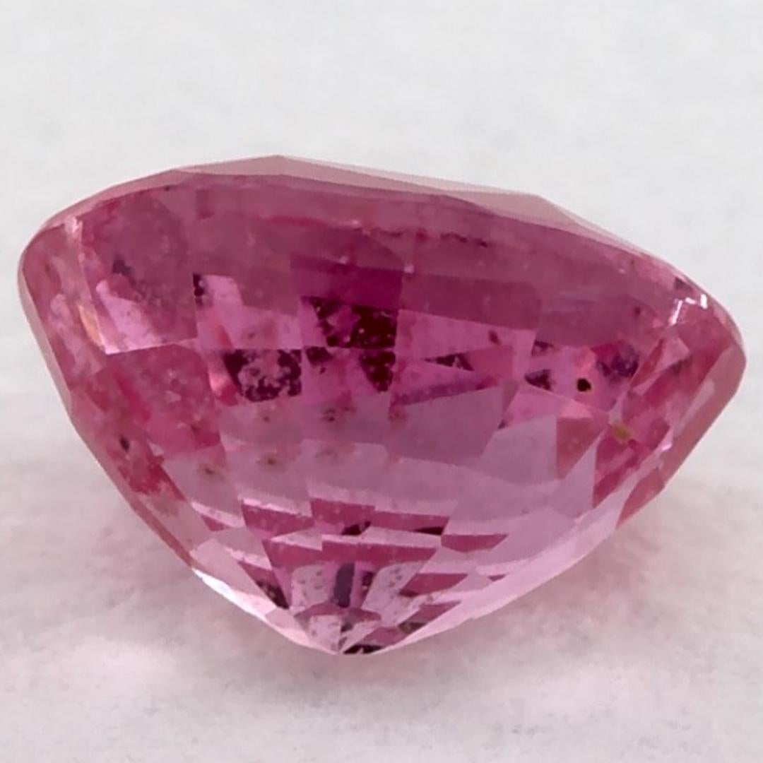 0.93 Ct Pink Sapphire Oval Loose Gemstone im Zustand „Neu“ im Angebot in Fort Lee, NJ