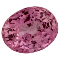 0.93 Ct Pink Sapphire Oval Loose Gemstone