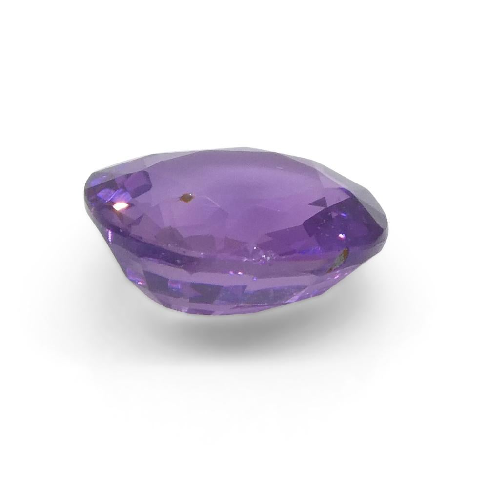 0.93ct Zaffiro viola a cuscino del Madagascar non riscaldato in vendita 8