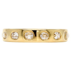 0,93ct alter Minenschliff-Diamantbandring