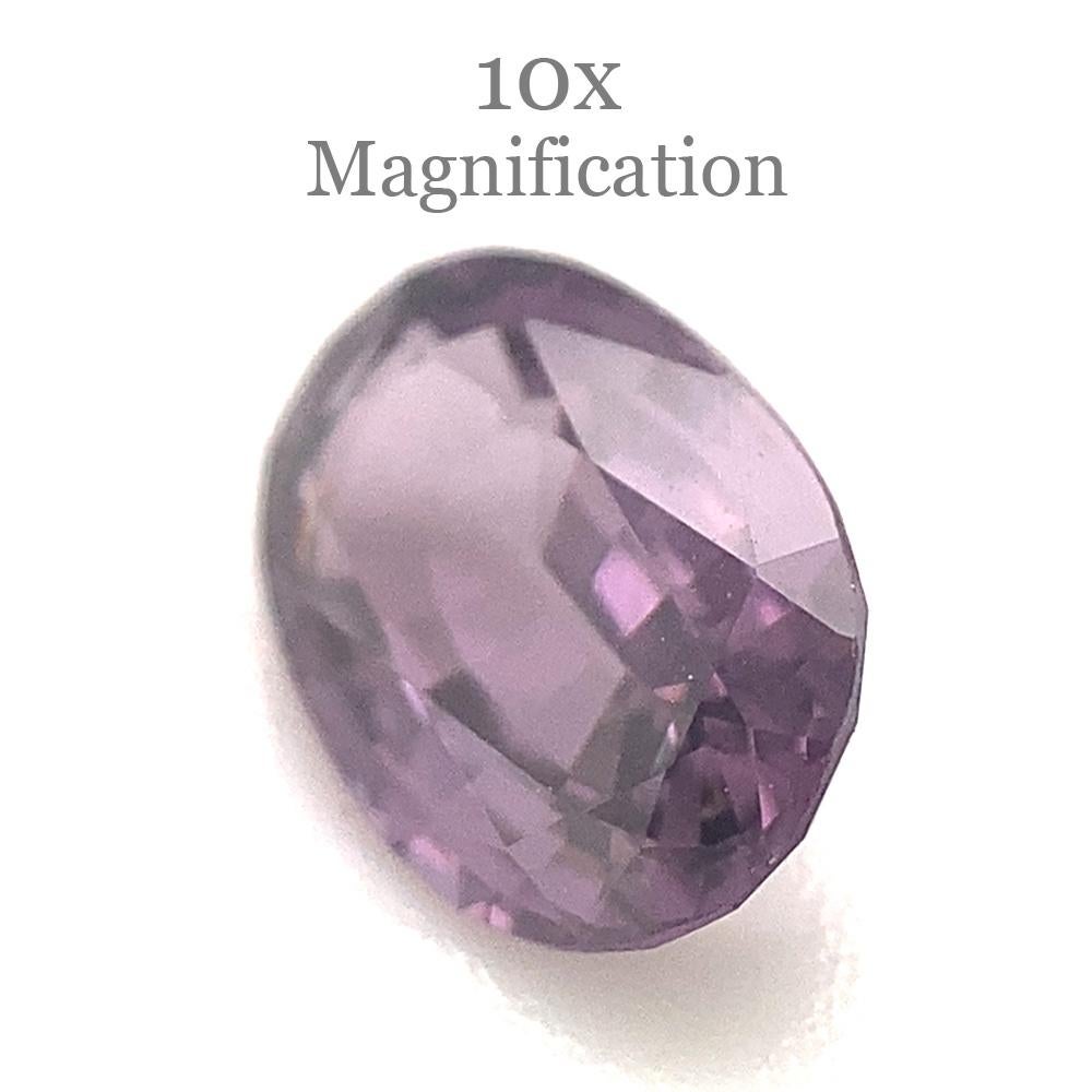 0.93ct Oval Lavender Purple Spinel from Sri Lanka Unheated For Sale 7